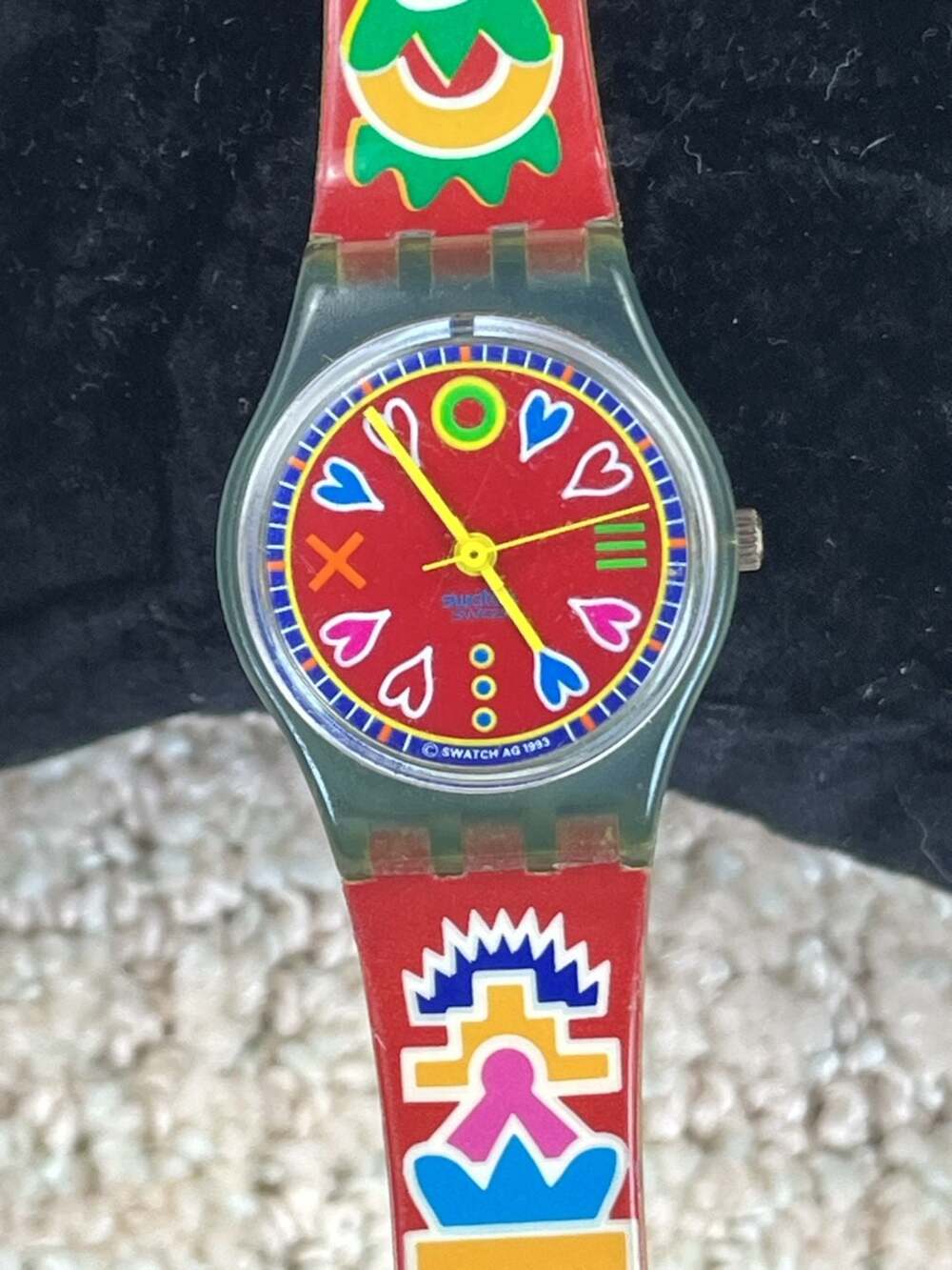 Swatch Fancy Glances Watch LN119 25mm Vintage 1993